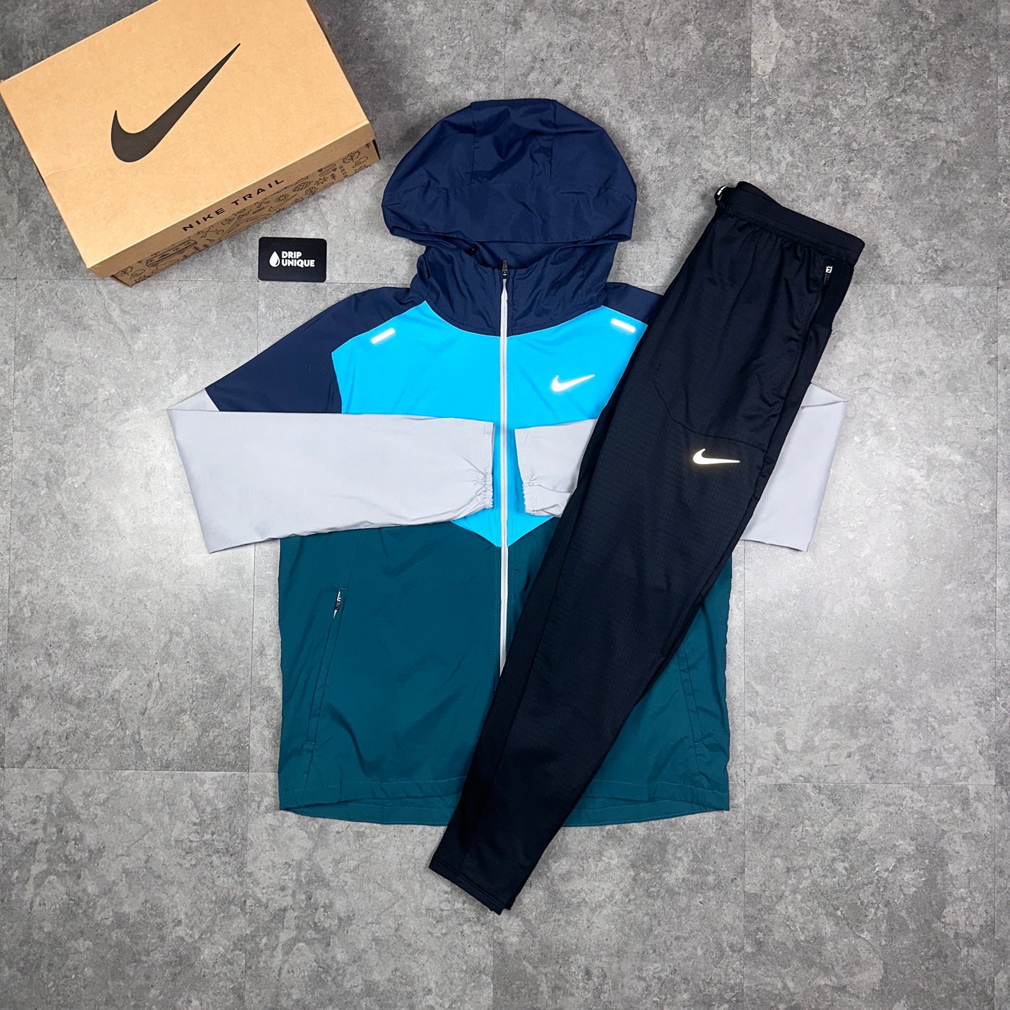 Nike UV Windrunner Jacket Petrol Blue