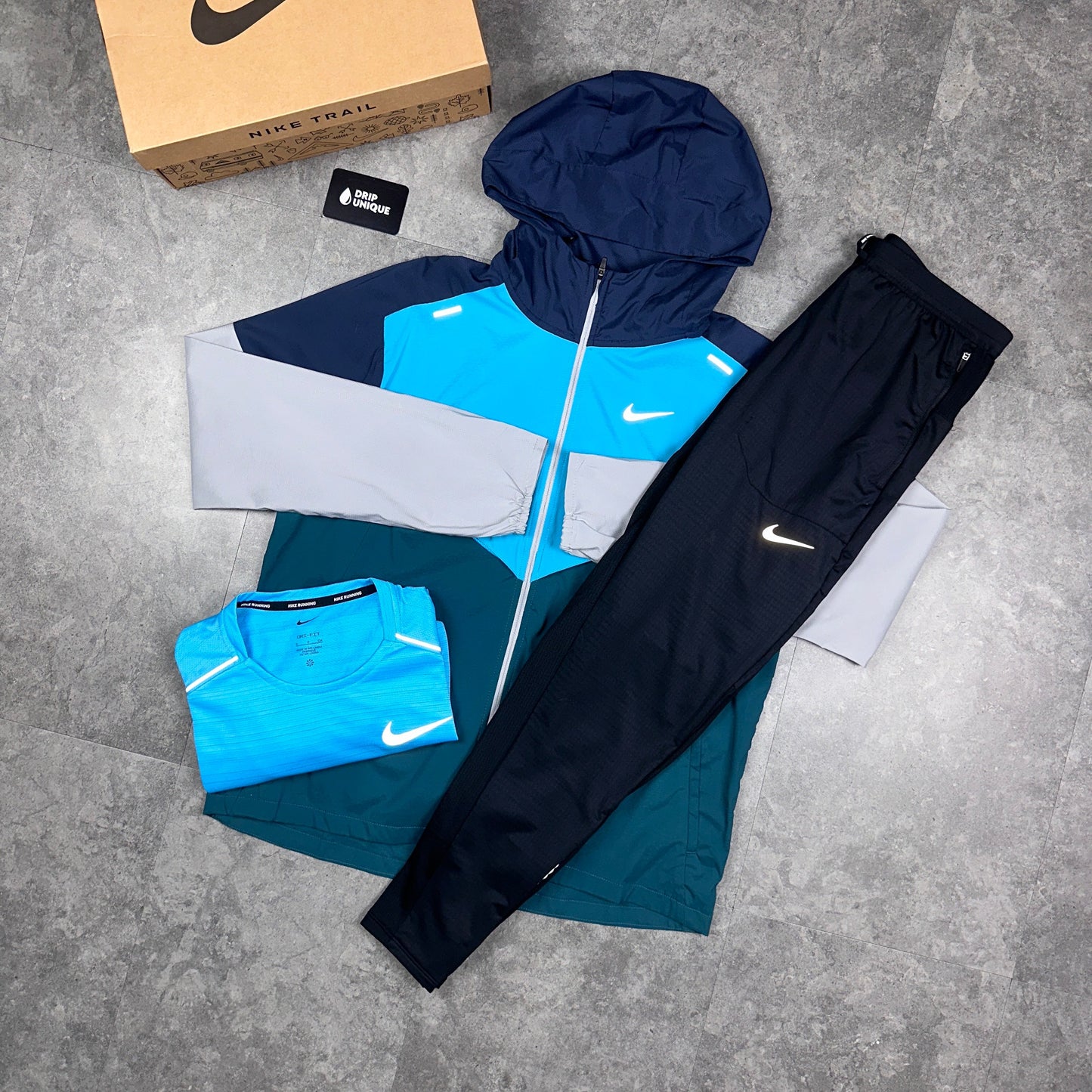 Nike UV Windrunner Jacket Petrol Blue