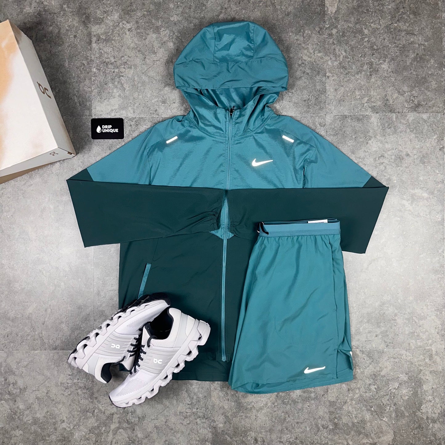 Nike UV Windrunner Jacket Teal Green