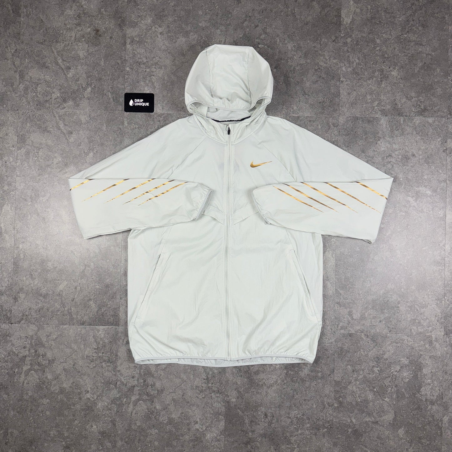 Nike UV Windrunner Jacket White & Gold