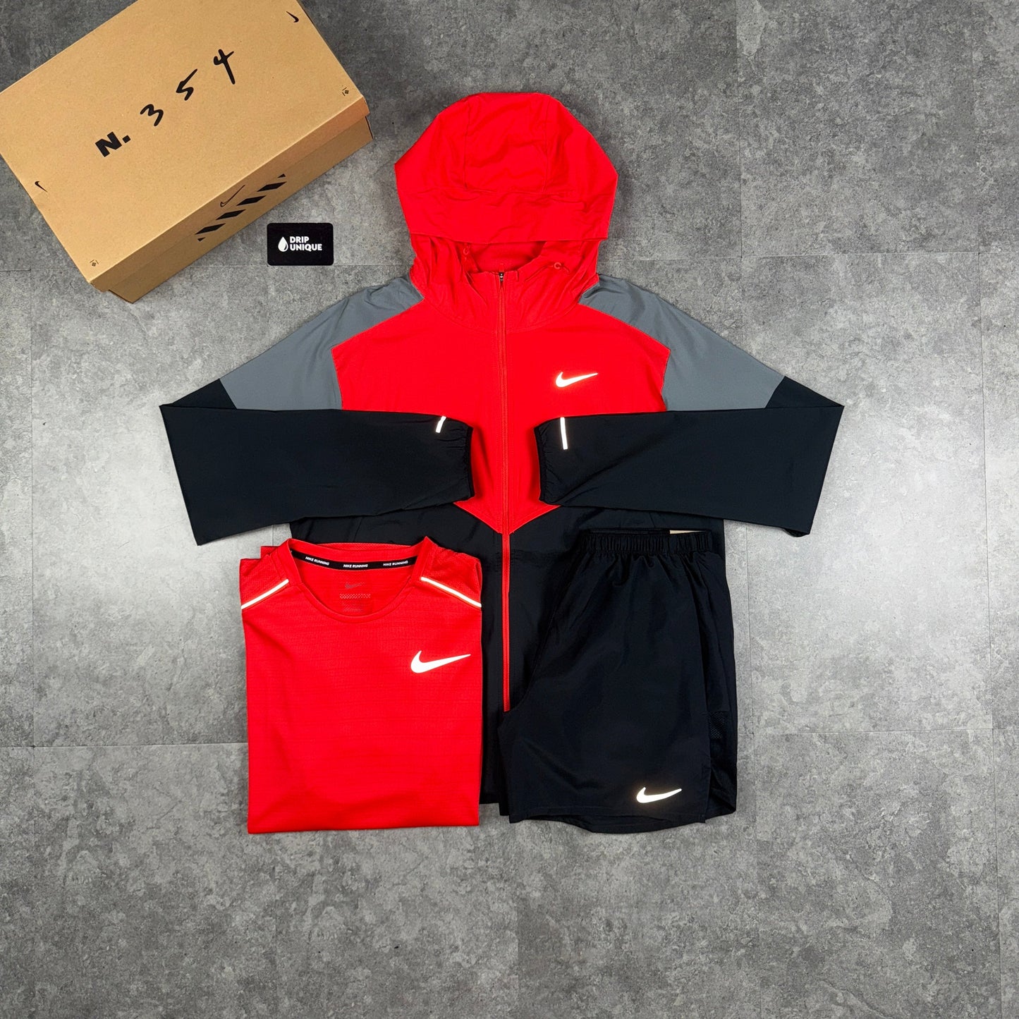 Nike UV Windrunner Jacket Light Crimson Red
