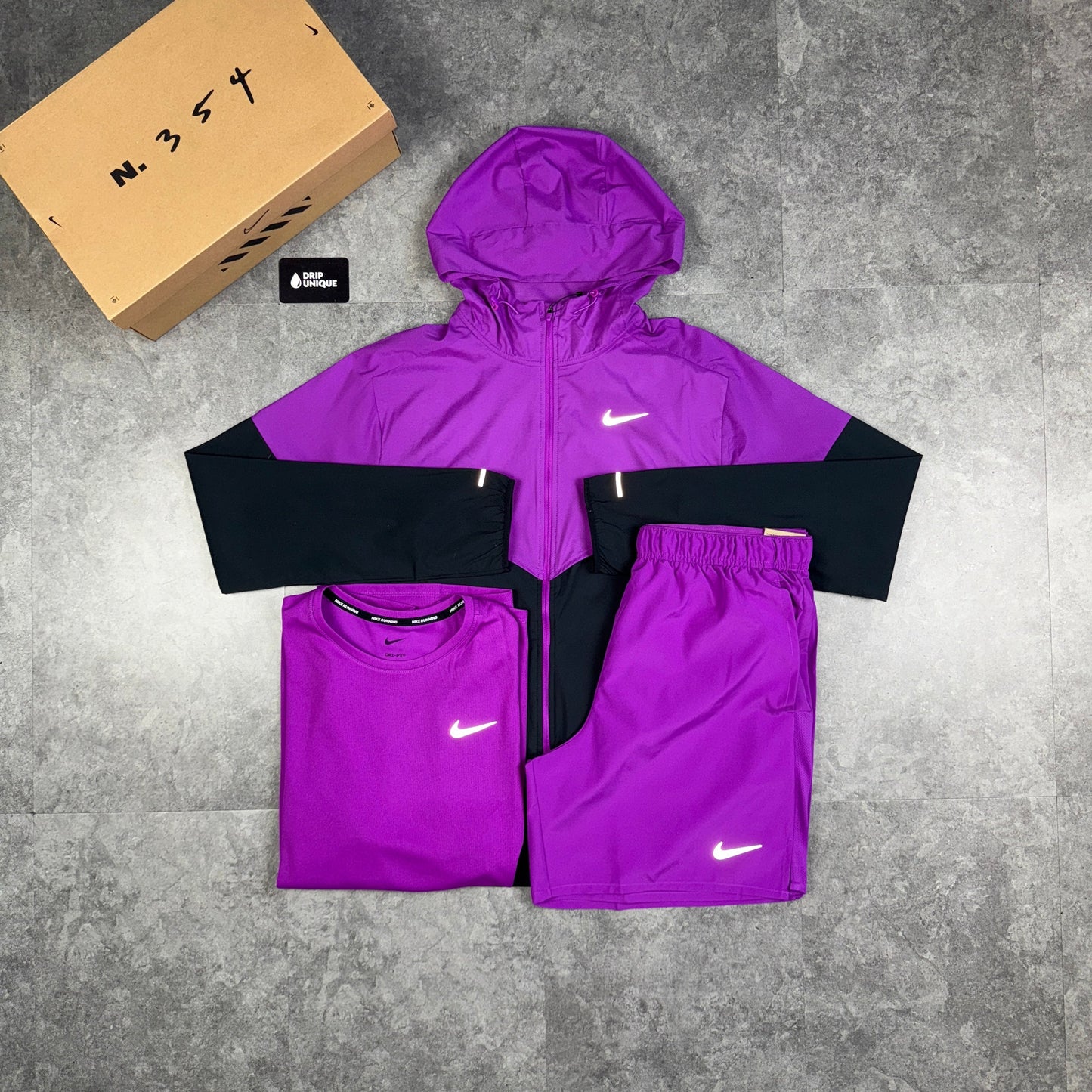 Nike Miler 3.0 T-Shirt Vivid Purple