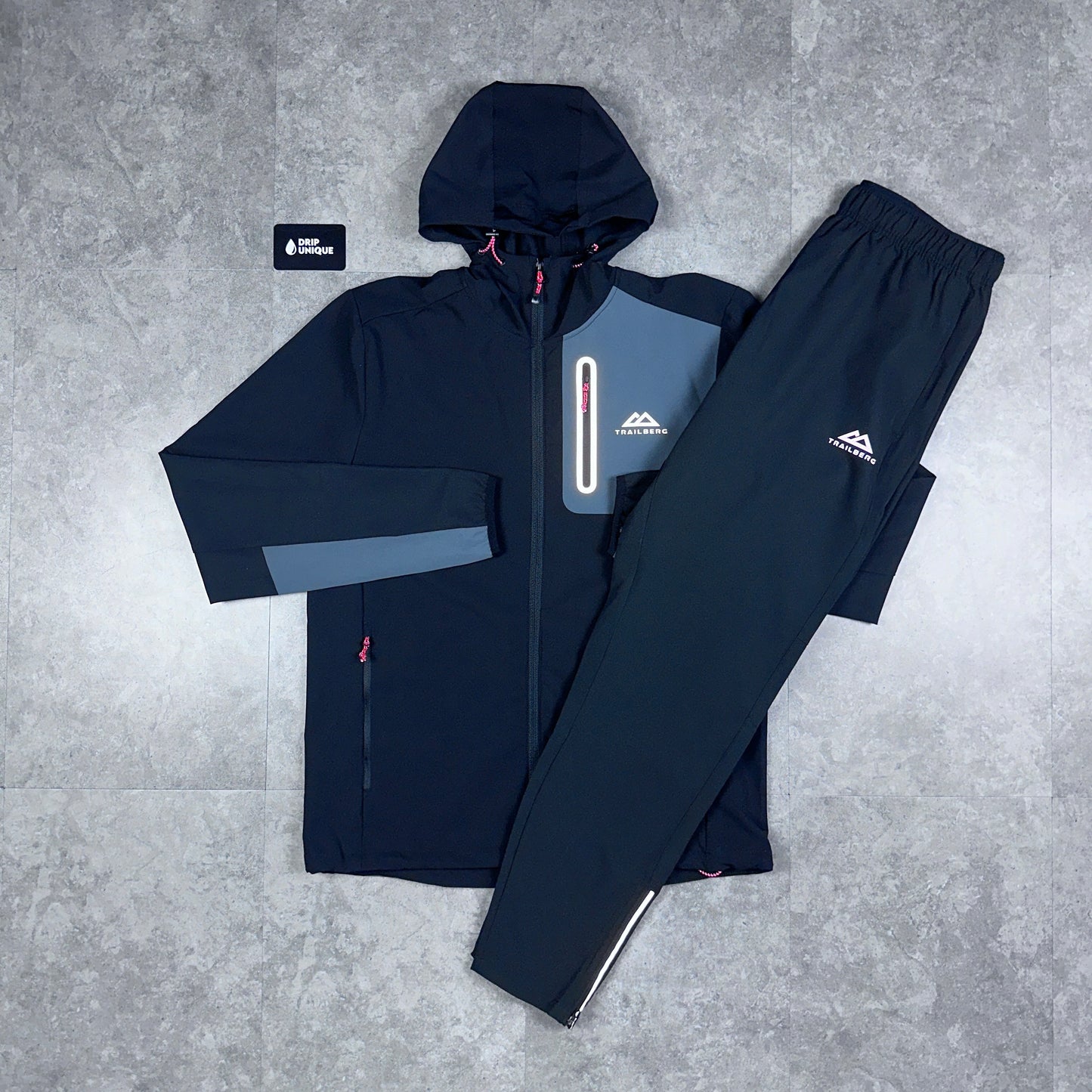 Trailberg Elbrus 2.0 Jacket Black / Grey & Black Cloud 4.0 Pants Set