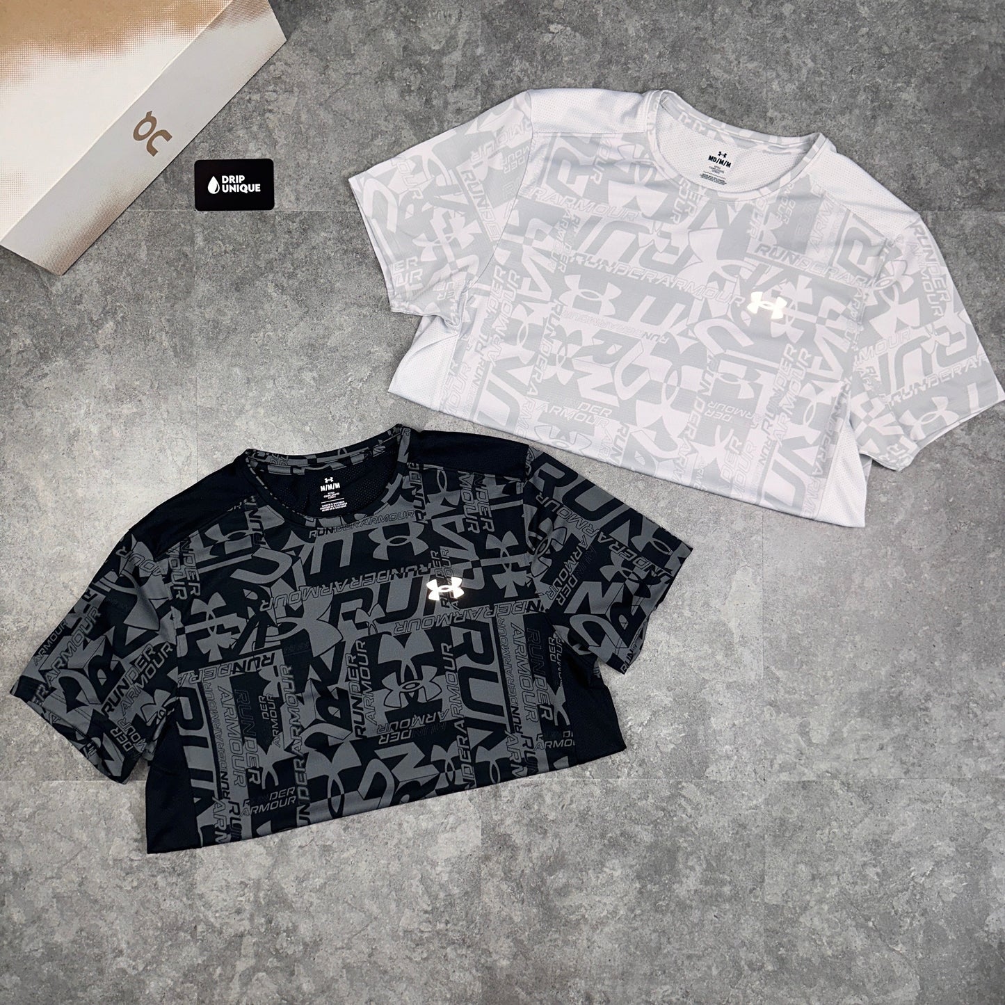 Under Armour Launch Printed T-Shirt Halo Grey