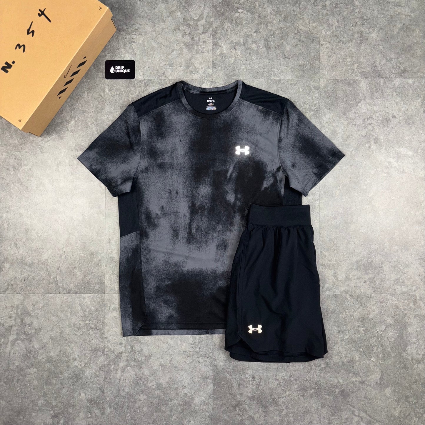 Under Armour Speed Stride T-Shirt Black Smoke