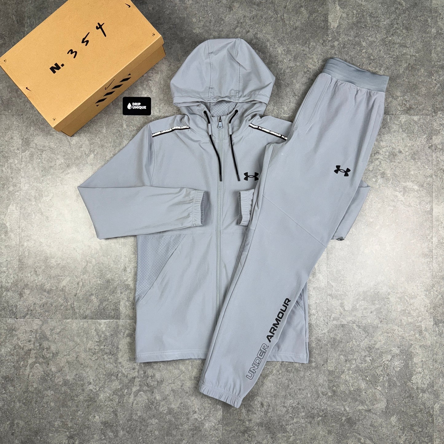 Under Armour Woven Tracksuit Grey