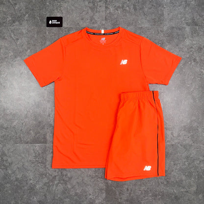 New Balance Core Run T-Shirt & Shorts Set