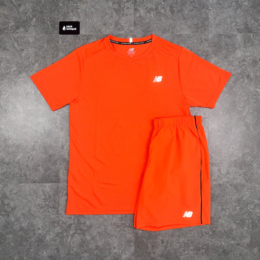New Balance Core Run T-Shirt & Shorts Set