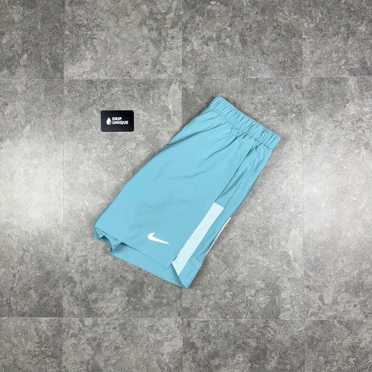Nike Dri-Fit Challenger Shorts 7” Denim Turquoise
