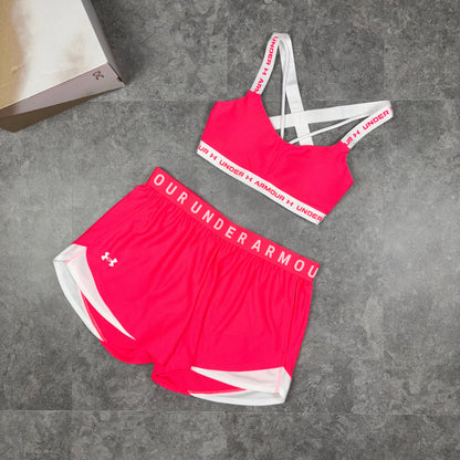 Under Armour Play Up Shorts Raspberry