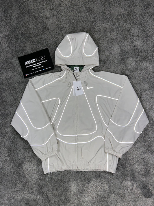 Corteiz RTW x Nike NRG Off White Reflective Jacket
