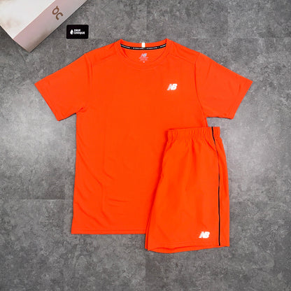 New Balance Core Run T-Shirt & Shorts Set