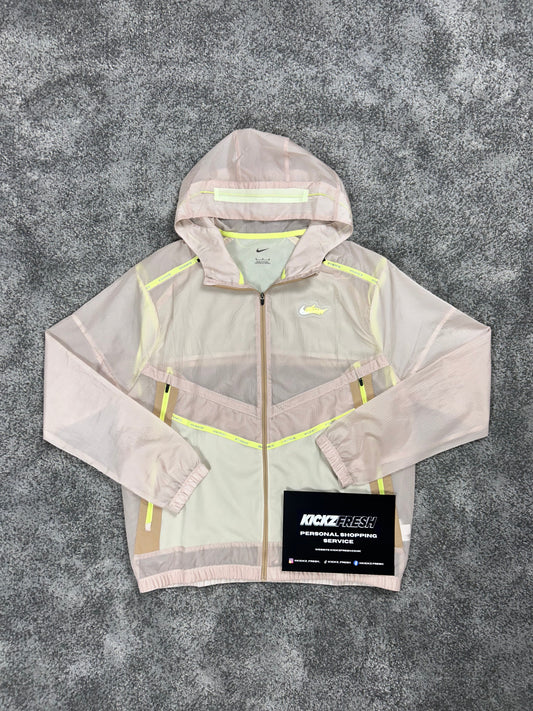 Nike Wildrun Windrunner Jacket Beige Lime