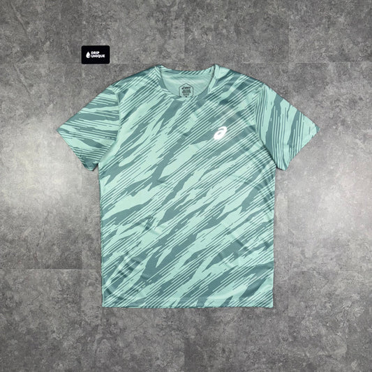 Asics Core All Over Print T-Shirt Celadon