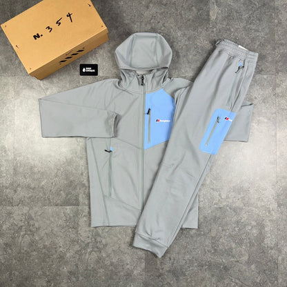 Berghaus Pavey Jacket Grey / Blue & Grey / Blue Pavey Pants Set