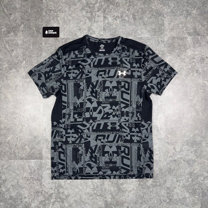 Under Armour Launch Printed T-Shirt Black