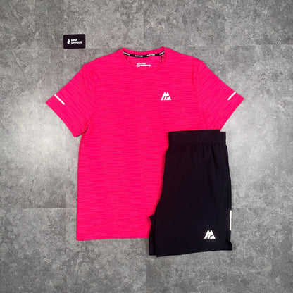Montirex Fly 2.0 T-Shirt Pink & Black Fly 2.0 Shorts Set