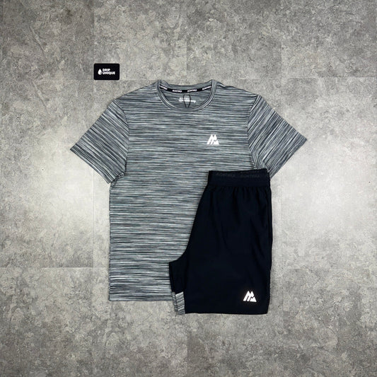Montirex Trail 2.0 T-Shirt Black / Grey & Black / Grey Panel 2.0 Shorts Set