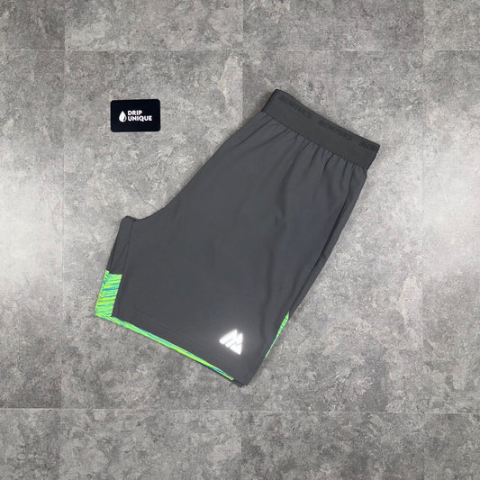 Montirex Trail Panel 2.0 Shorts Neon / Grey