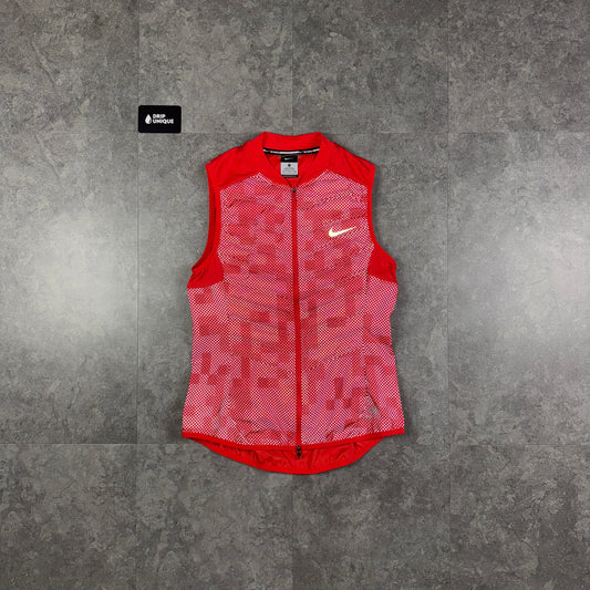 Nike Aeroloft 800 Gilet Red