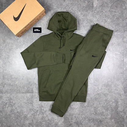 Nike Club Fleece Set Khaki Green