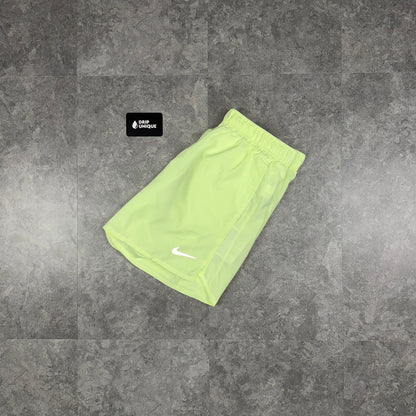 Nike Dri-Fit Challenger Shorts 7" Barely Volt
