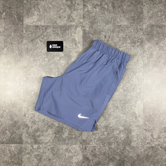 Nike Dri-Fit Challenger Shorts 7" Indigo