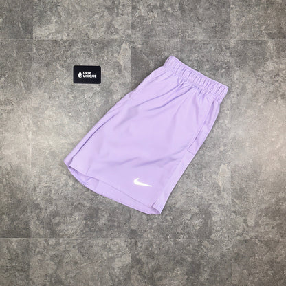 Nike Dri-Fit Challenger Shorts 7" Lavender