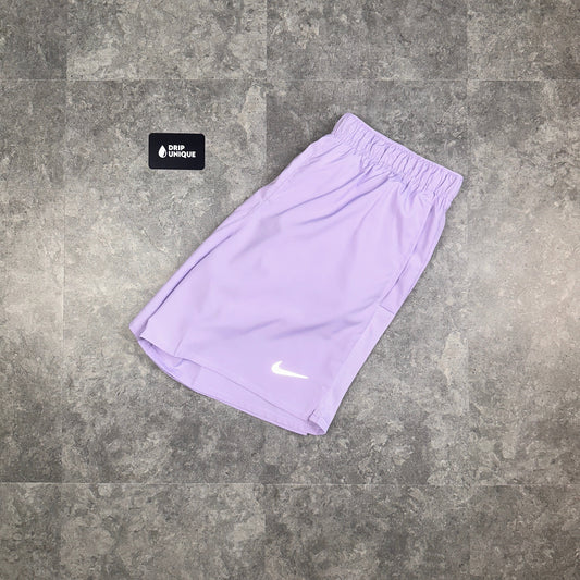 Nike Dri-Fit Challenger Shorts 7" Lavender