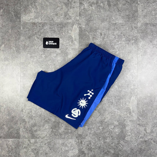 Nike Dri-Fit Wildrun Challenger Shorts 7" Blue