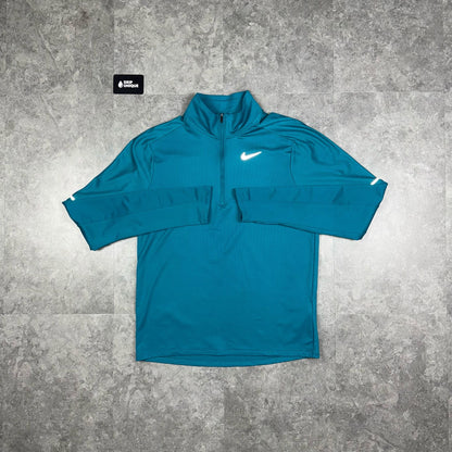 Nike Element 1/4 Zip Top Aqua Blue