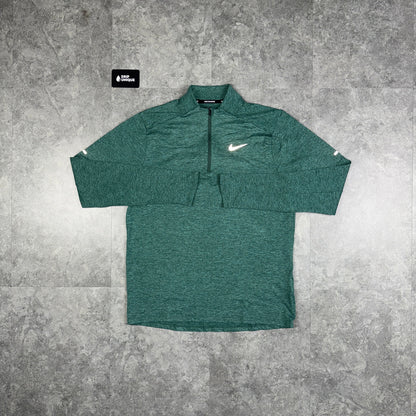Nike Element 1/4 Zip Top Vintage Green