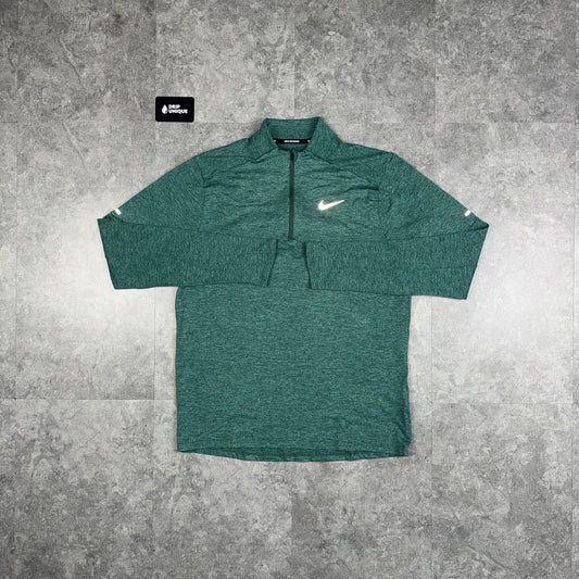 Nike Element 1/4 Zip Top Vintage Green