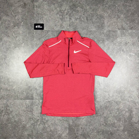 Nike Element 3.0 1/4 Zip Top Pink