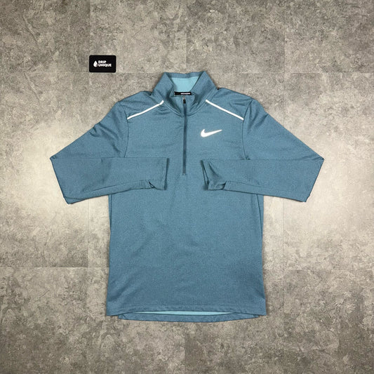 Nike Element 3.0 1/4 Zip Top Washed Blue