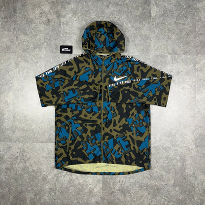 Nike Essential Camo Dubai Windrunner Jacket Green