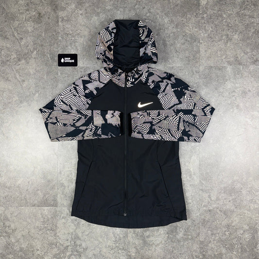 Nike Flash Essential Reflective Windrunner Jacket Black