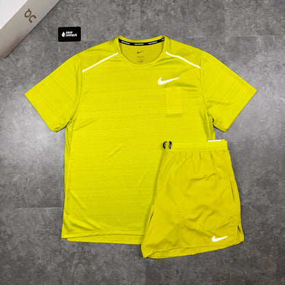 Nike Flex Stride Shorts 5" Lime Green