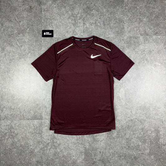 Nike Miler T-Shirt Burgundy Crush