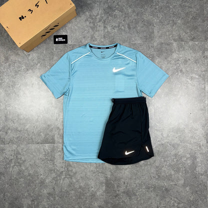 Nike Miler T-Shirt Denim Turquoise