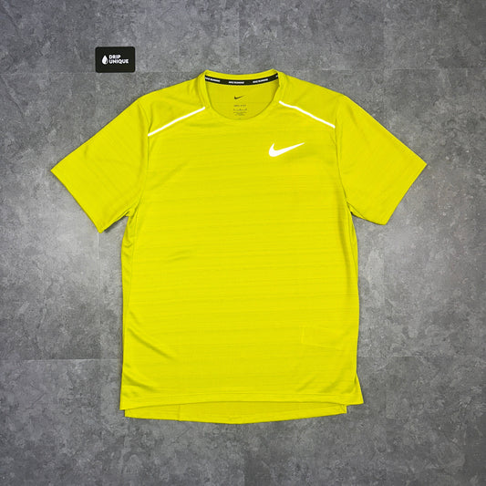 Nike Miler T-Shirt Lime Green