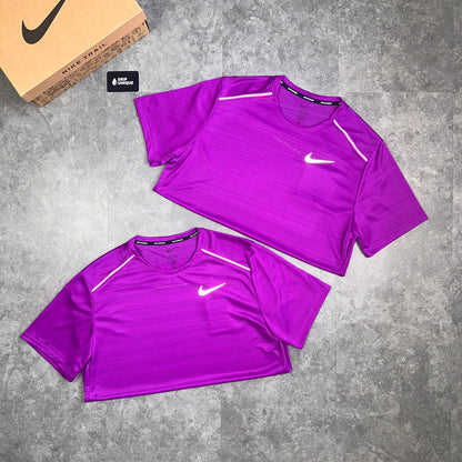 Nike Miler T-Shirt Purple