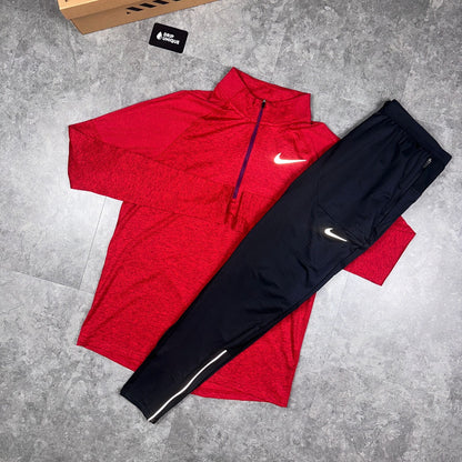 Nike Therma 1/4 Zip Top Red