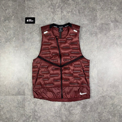 Nike Therma Aerolayer Gilet Burgandy
