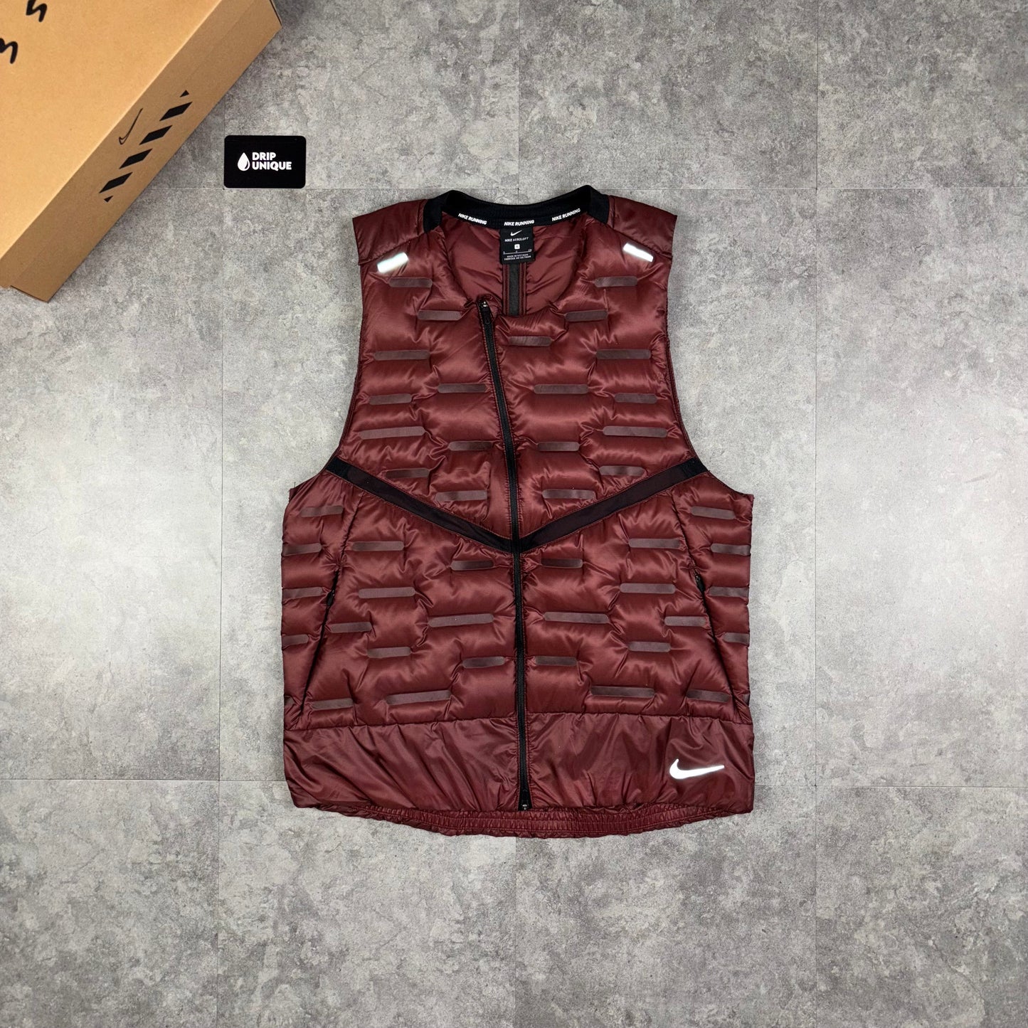 Nike Therma Aerolayer Gilet Burgandy