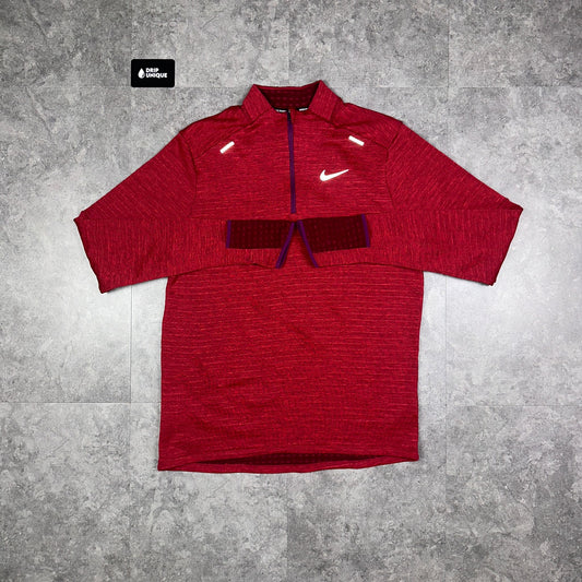 Nike Therma Sphere 3.0 1/4 Zip Top Red