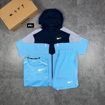 Nike Dri-Fit Challenger Shorts 7" Aquarius Blue