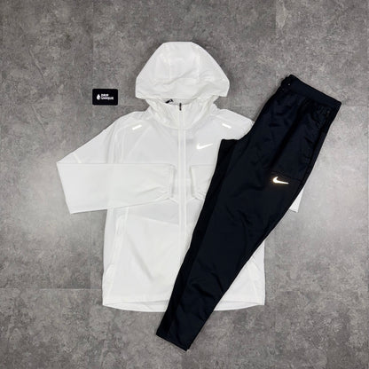 Nike UV Windrunner Jacket Ice White & Black Nike Phenom Pants Set