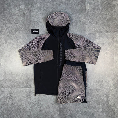 Trailberg Aspect Jacket Black & Black Aspect Shorts Set