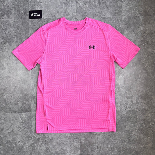 Under Armour Geo Tessa Vent T-Shirt Pink